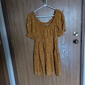 Old Navy Mustard Yellow Mini Dress, XS
